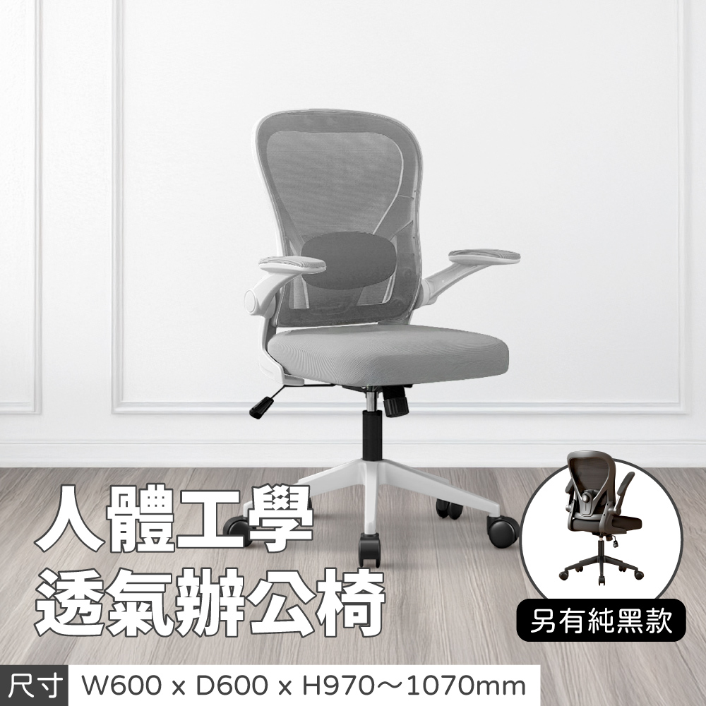 人體工學透氣辦公椅